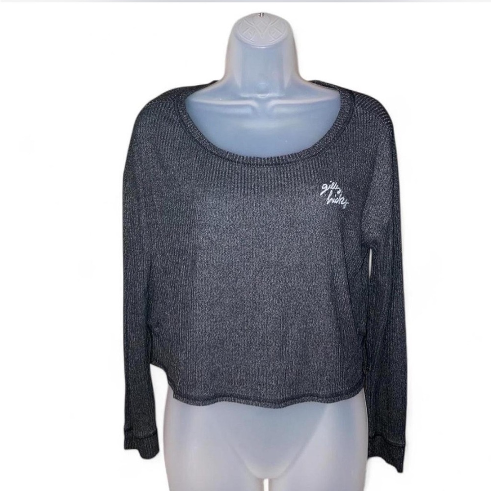 Gilly Hicks by Hollister Ribbed Loose Fit Crop Top XS